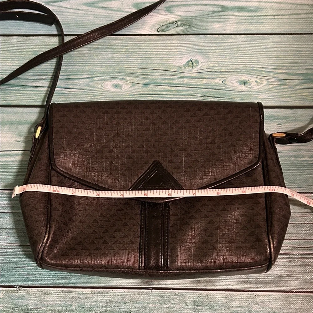 Liz Claiborne Vintage 1984 Black Crossbody Bag